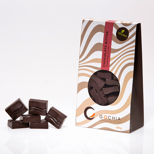 Chocolate Bitter 70% cacao - Bolsa 200g -