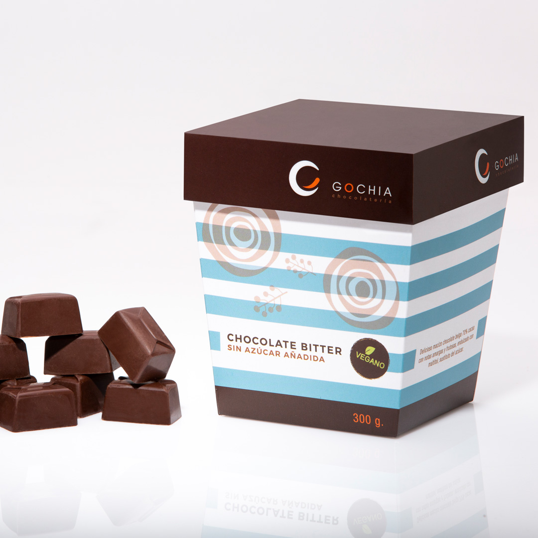 Bitter Sin Azúcar Añadida </br>- Caja 300g -