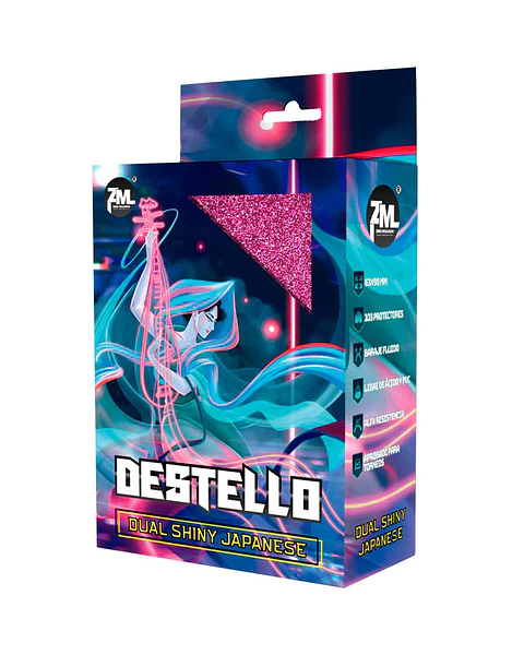 Protectores Dual Shiny Destello Pink Zero Mulligan - Japanese