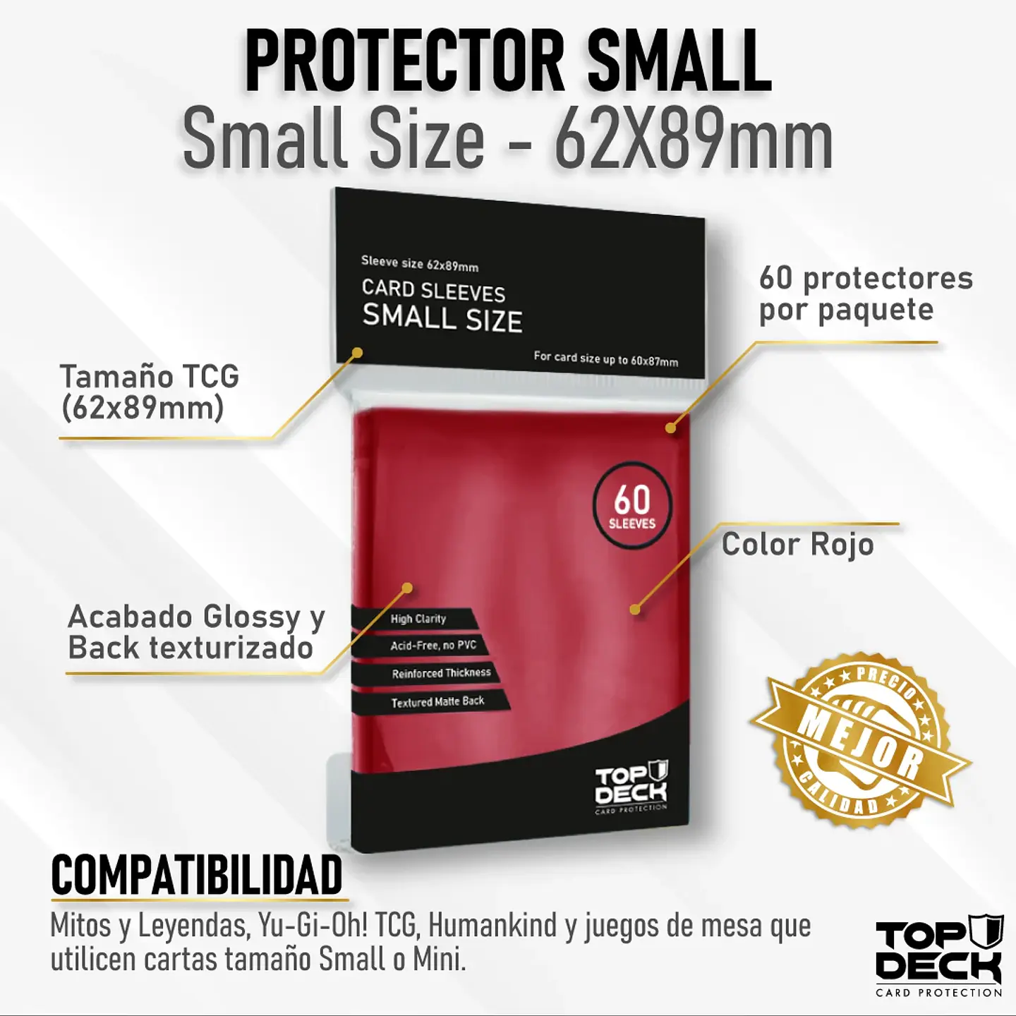 Protectores Esenciales - Top Deck - Small 5
