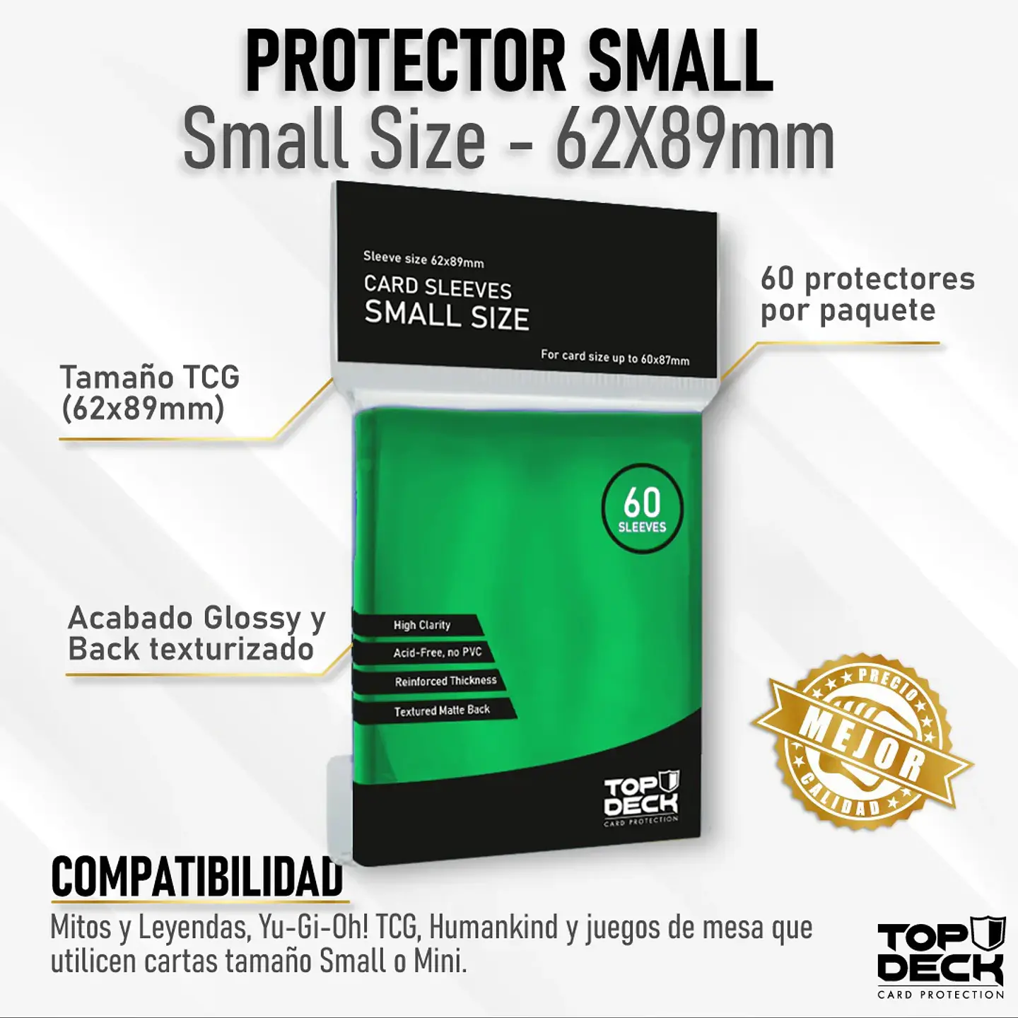 Protectores Esenciales - Top Deck - Small 7