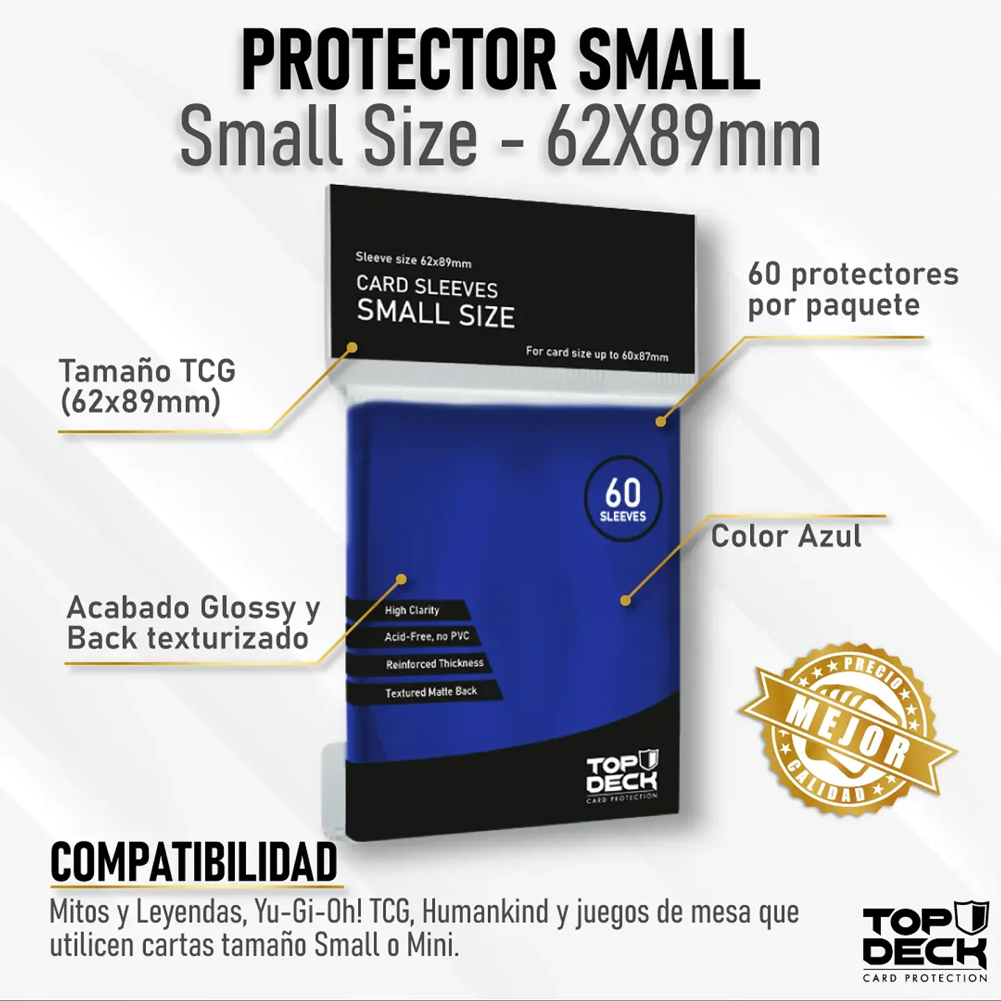 Protectores Esenciales - Top Deck - Small 1