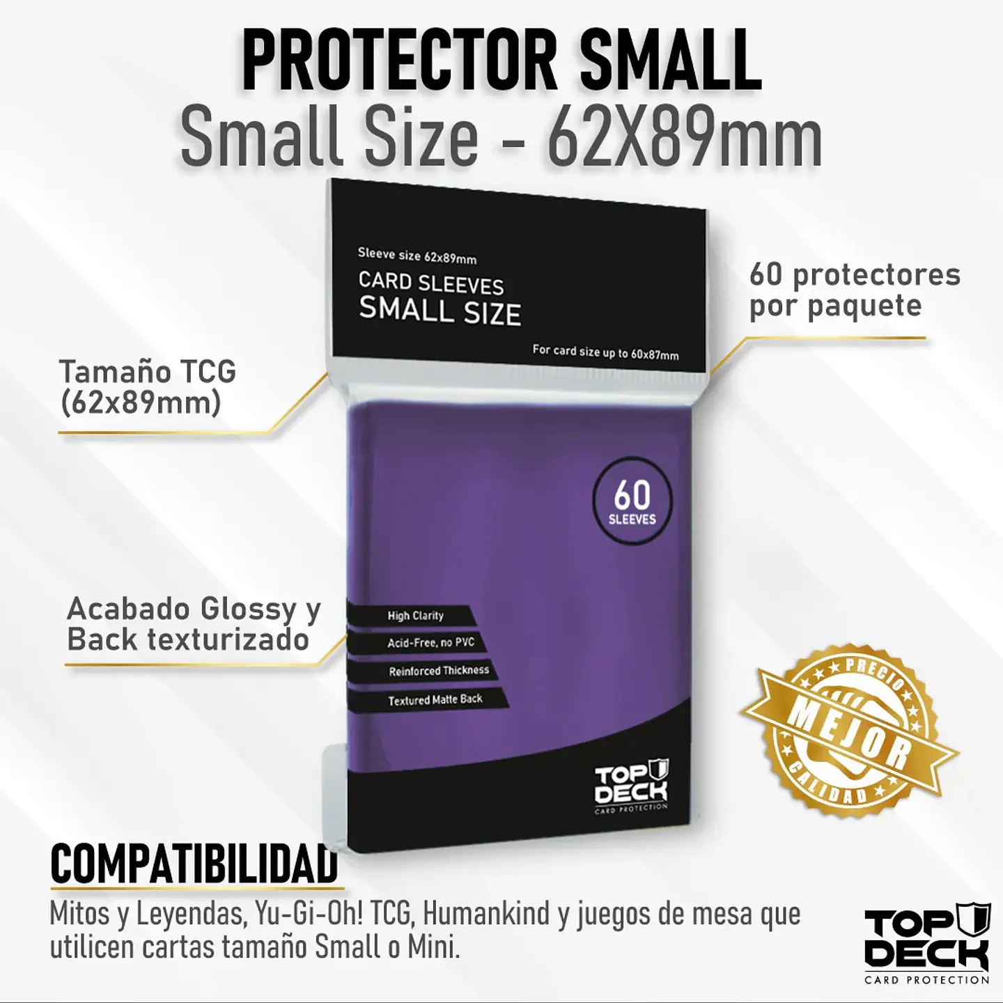 Protectores Esenciales - Top Deck - Small 3