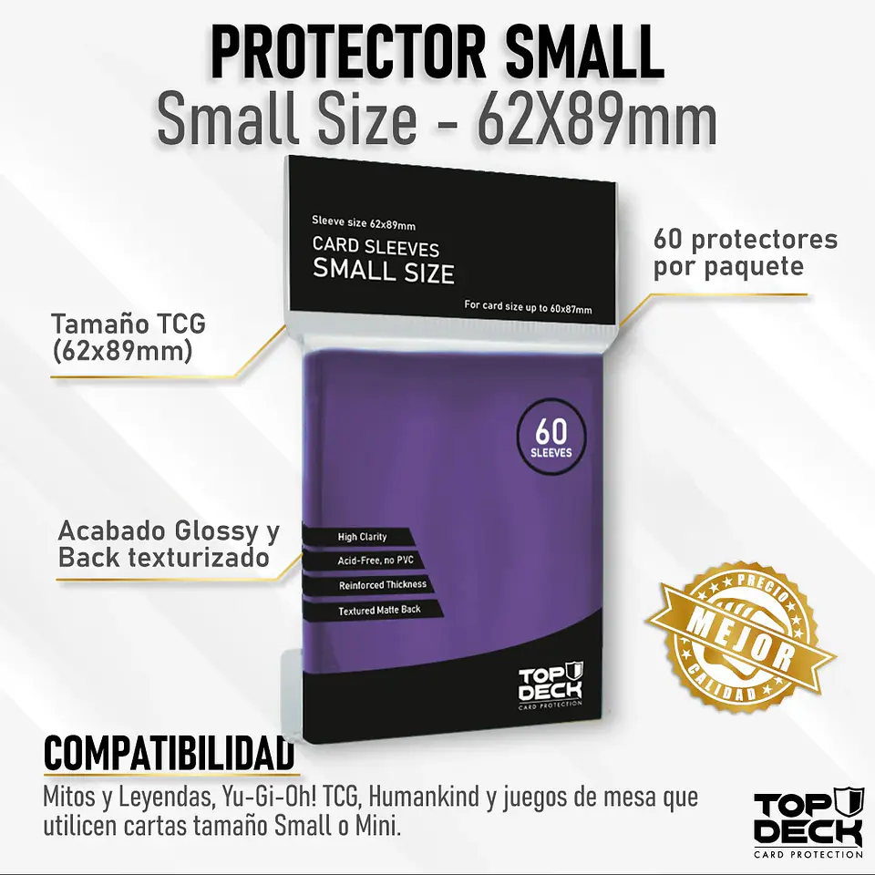 Protectores Esenciales - Top Deck - Small 3