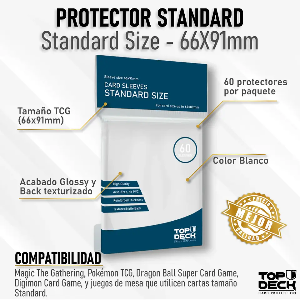 Protectores Esenciales - Top Deck - Standard 2