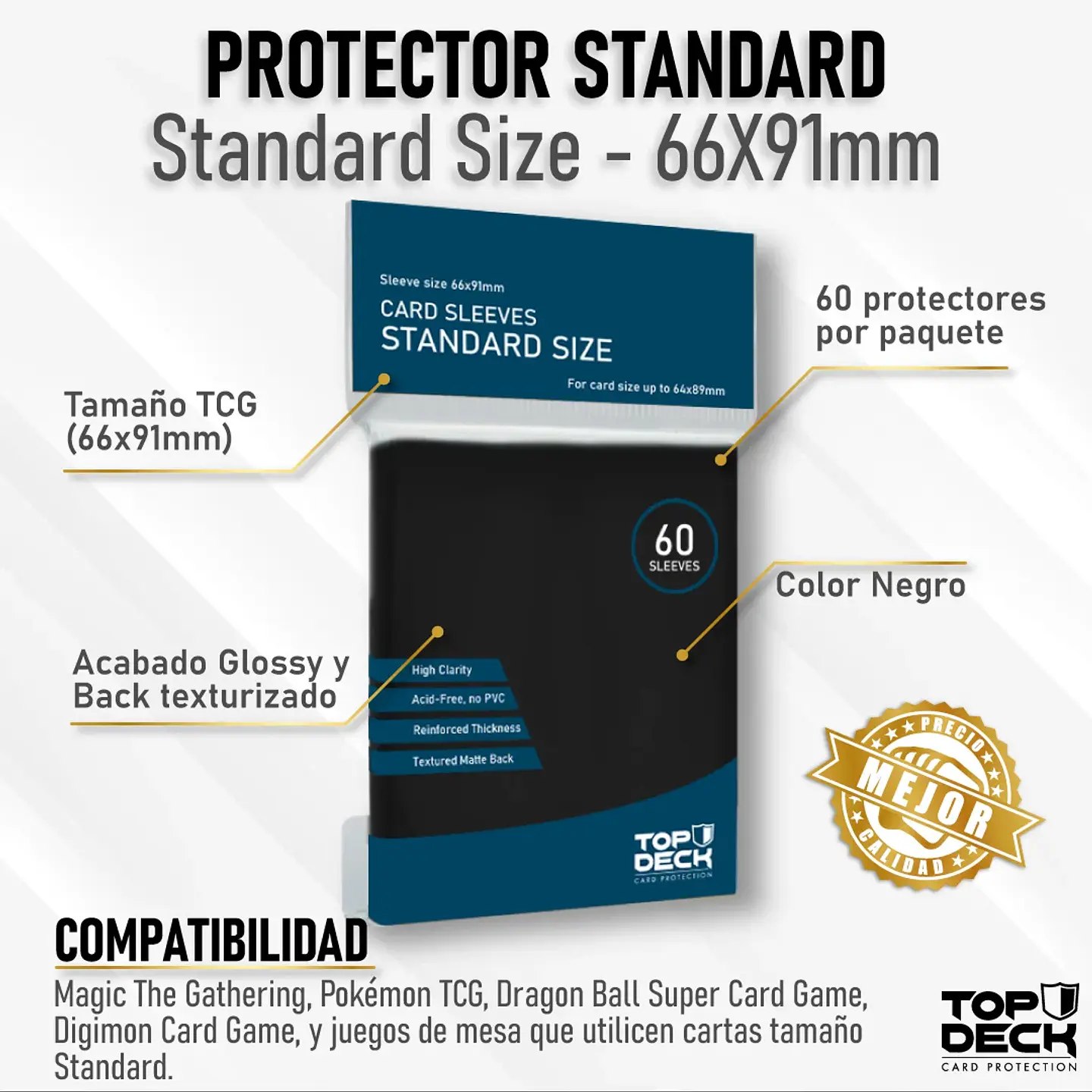 Protectores Esenciales - Top Deck - Standard 4