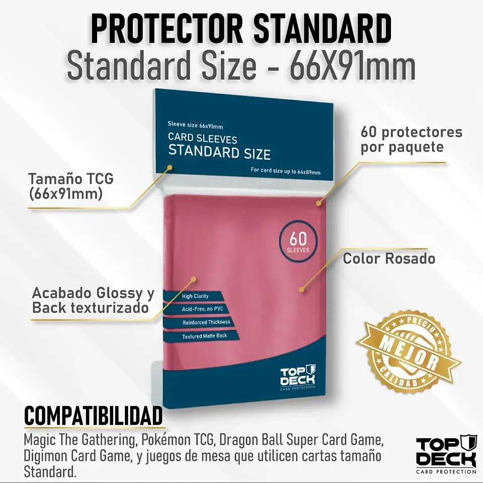 Protectores Esenciales - Top Deck - Standard 6
