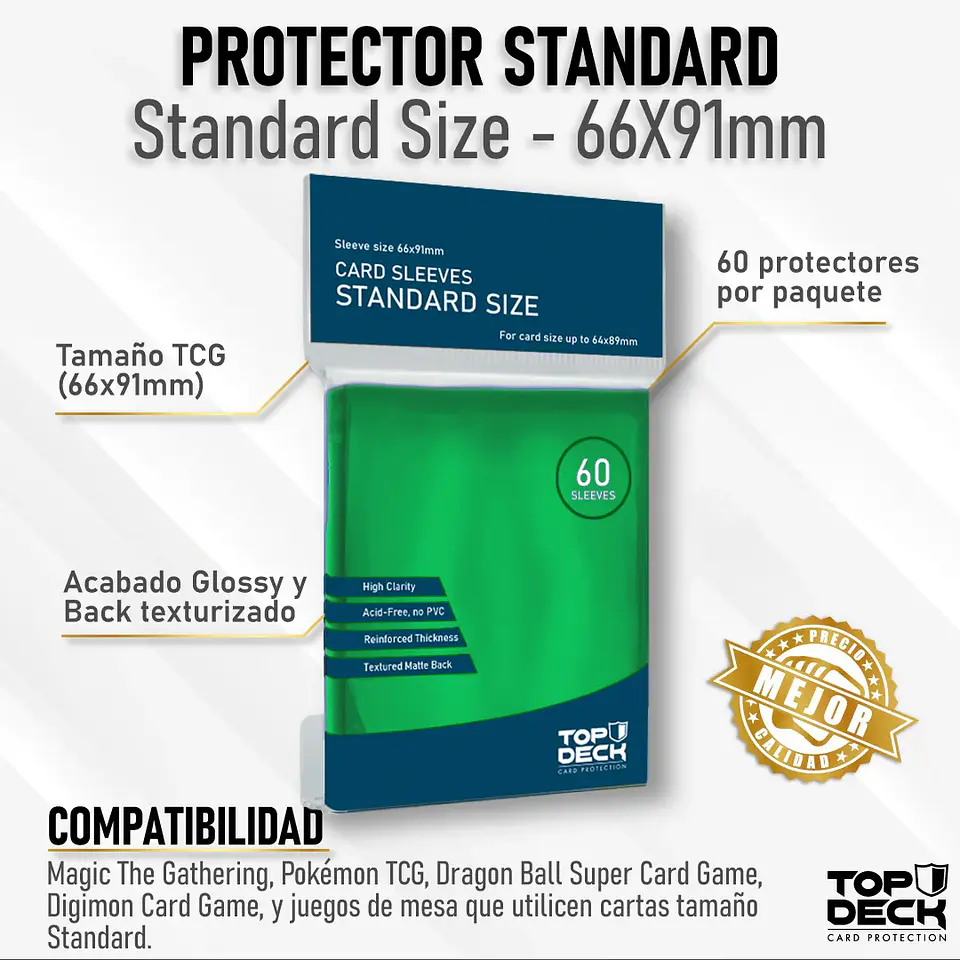 Protectores Esenciales - Top Deck - Standard 7
