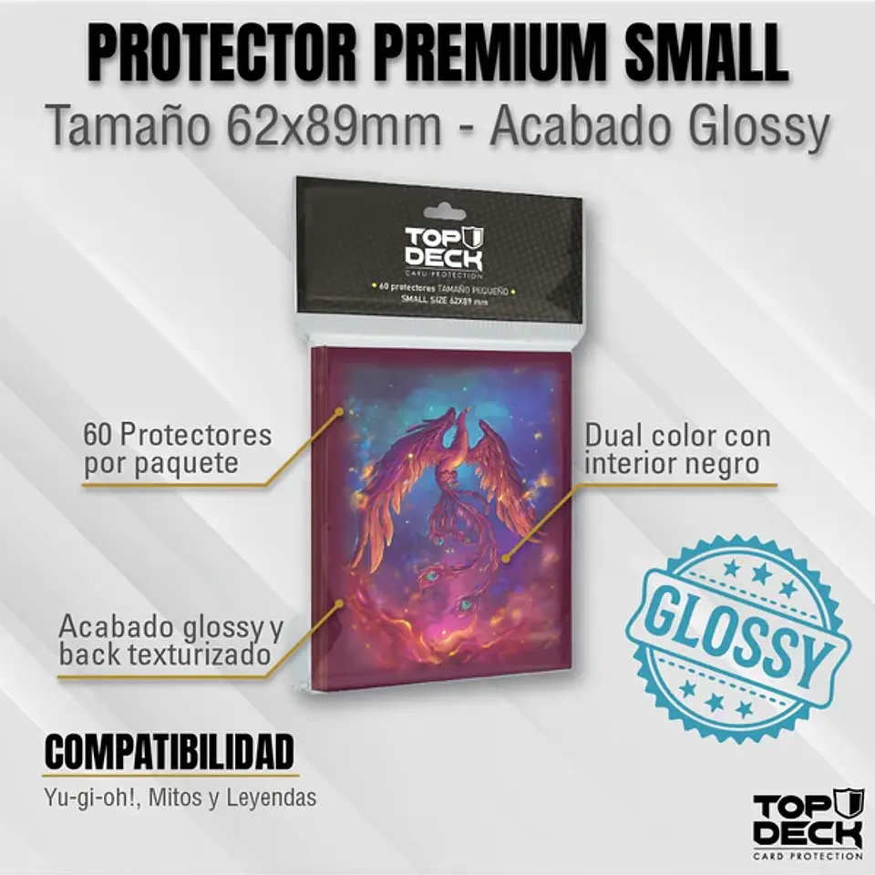 Protectores Top Deck Fénix - Small 1