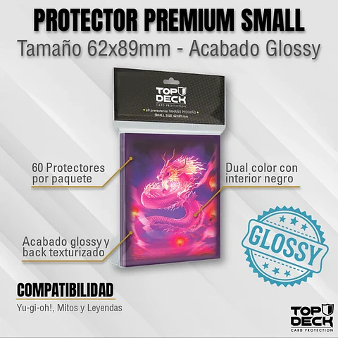 Protectores Top Deck Lóng Nián - Small