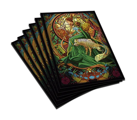 Protectores Top Deck - Vitrales: Druida - Standard