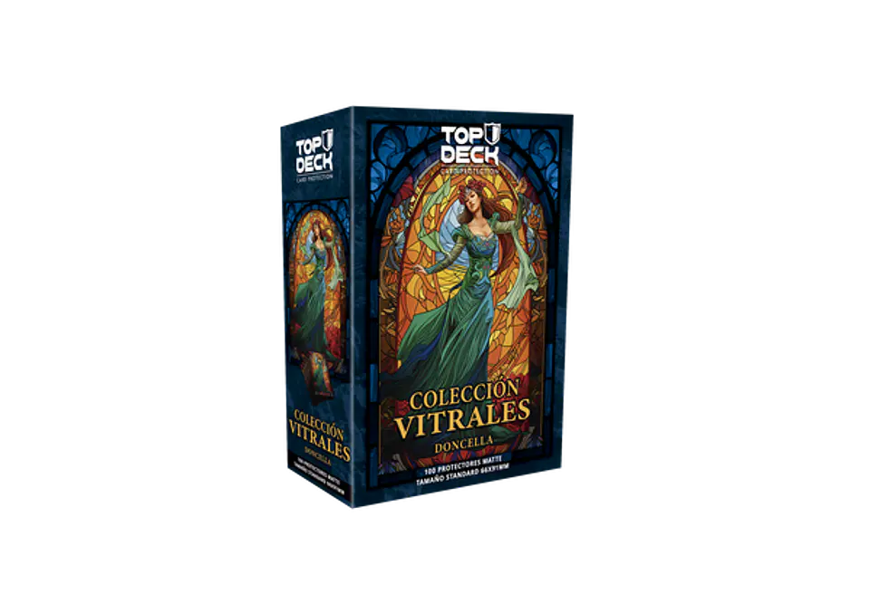 Protectores Top Deck - Vitrales: Doncella - Standard 1