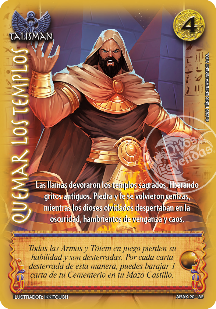 Quemar los  Templos (ARAX 20-36) 1