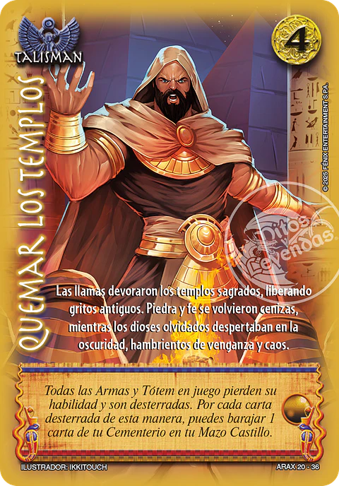 Quemar los  Templos (ARAX 20-36)