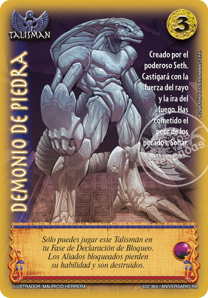 Demonio de Piedra - REWORK (Aniversario Ra) 1
