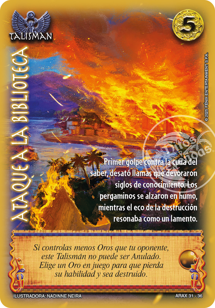 Ataque a la Biblioteca (ARAX 31-36) 1
