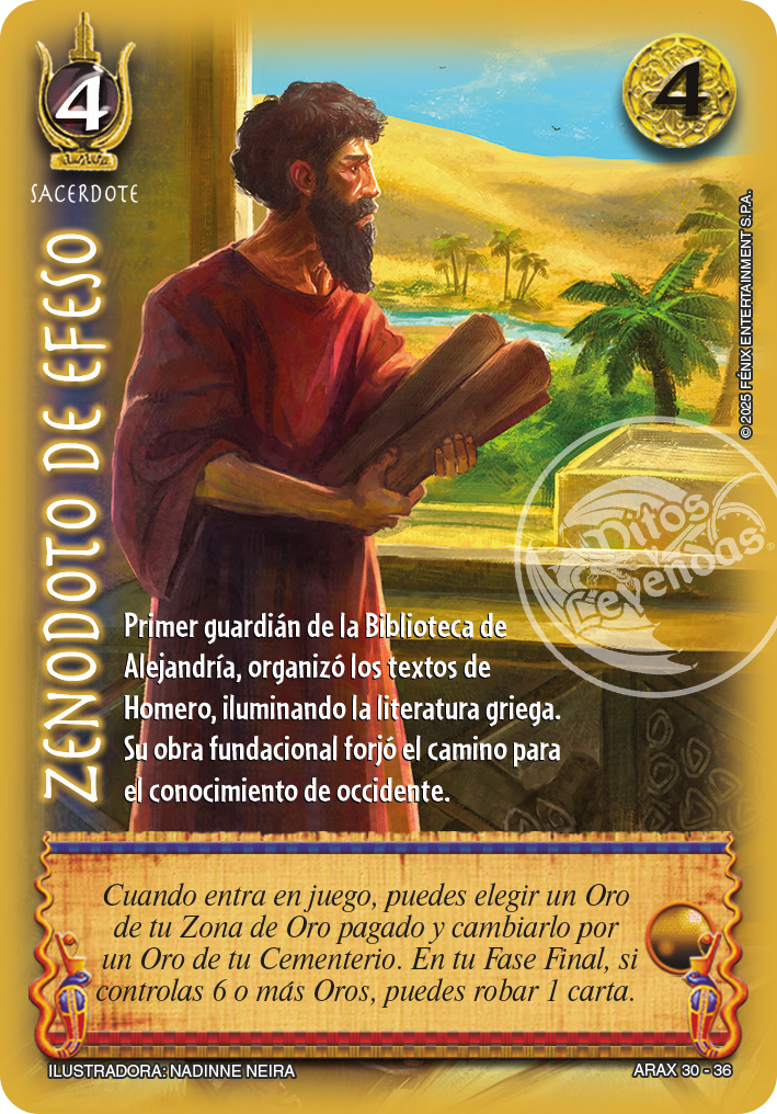 Zenodoto de Efeso (ARAX 30-36) 1