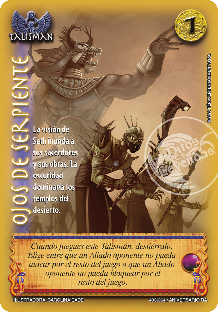 Ojos de Serpiente -REWORK (Aniversario Ra) 1