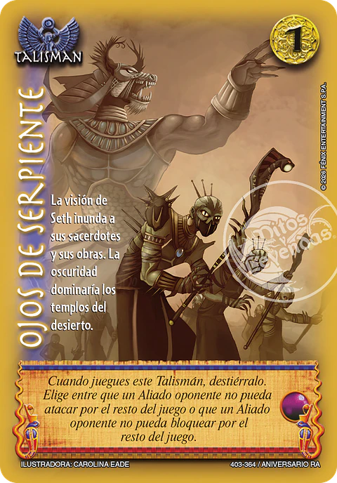Ojos de Serpiente -REWORK (Aniversario Ra)