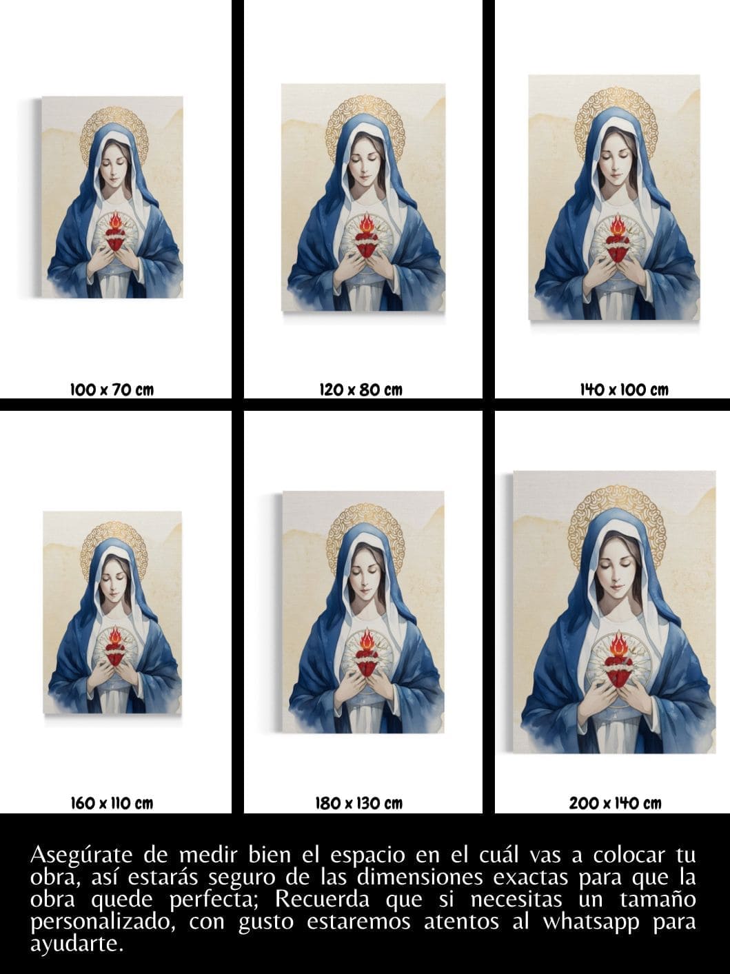 Cuadro Sacro: REINA DEL CIELO  5
