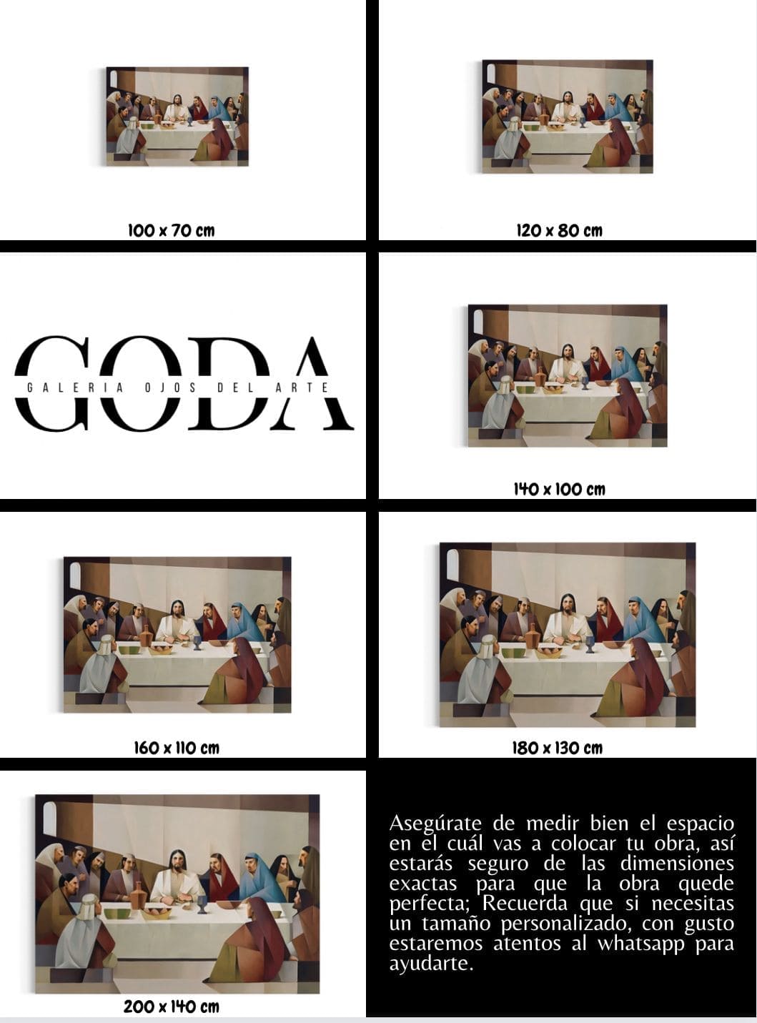 Cuadro Sacro: ÚLTIMA CENA 5