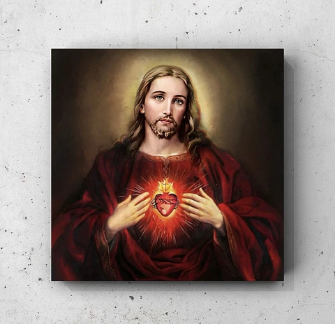 Cuadro Sacro: CORAZÓN DE JESÚS 