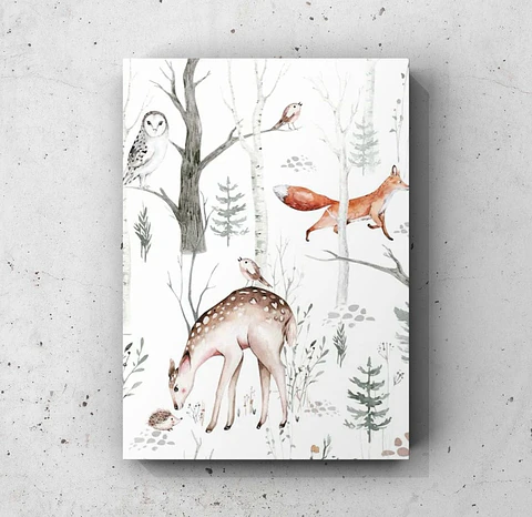 Cuadro Infantil: BOSQUE
