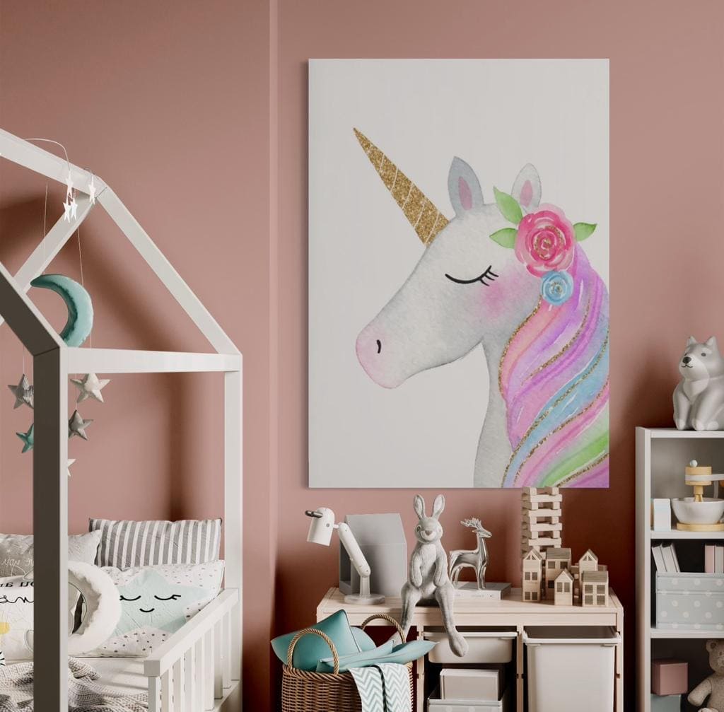Cuadro Infantil: UNICORNIO 4