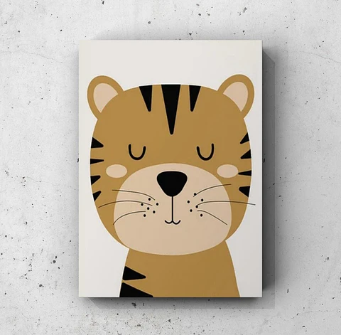 Cuadro Infantil: TIGRE