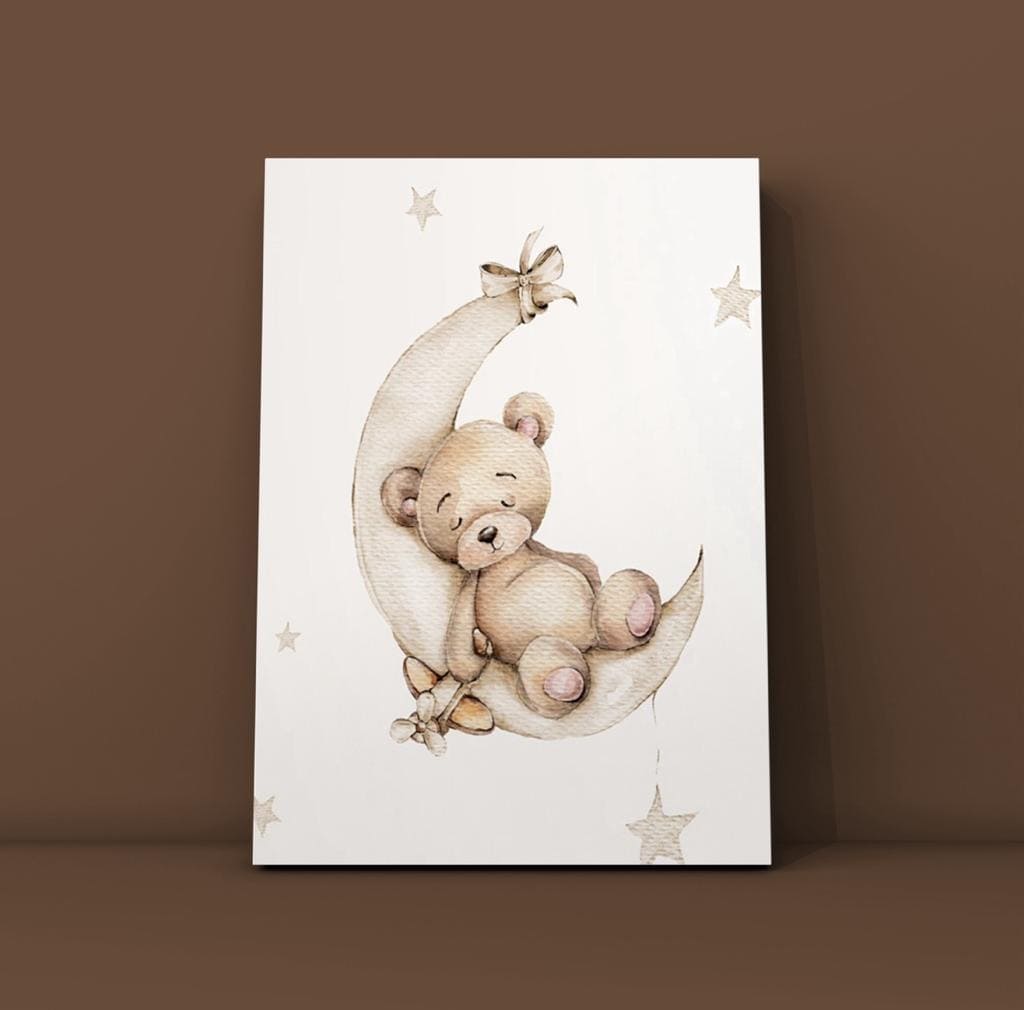 Cuadro Infantil: OSO Y LUNA 3