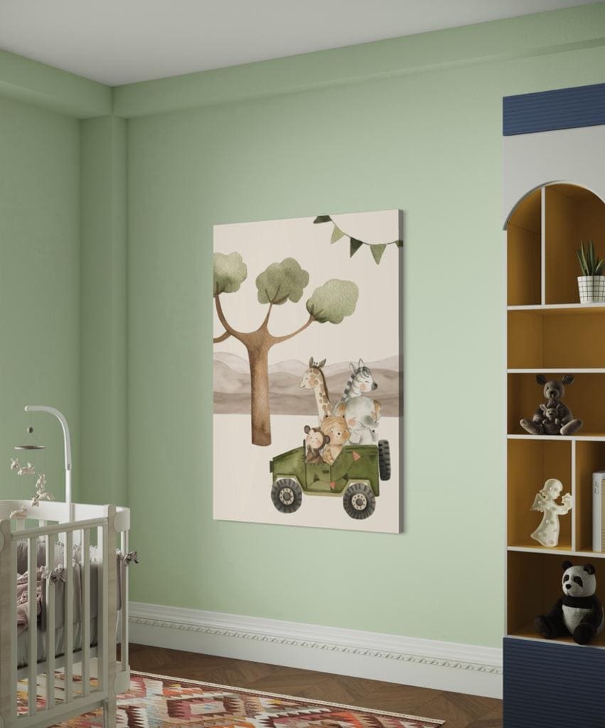 Cuadro Infantil: SAFARI 1
