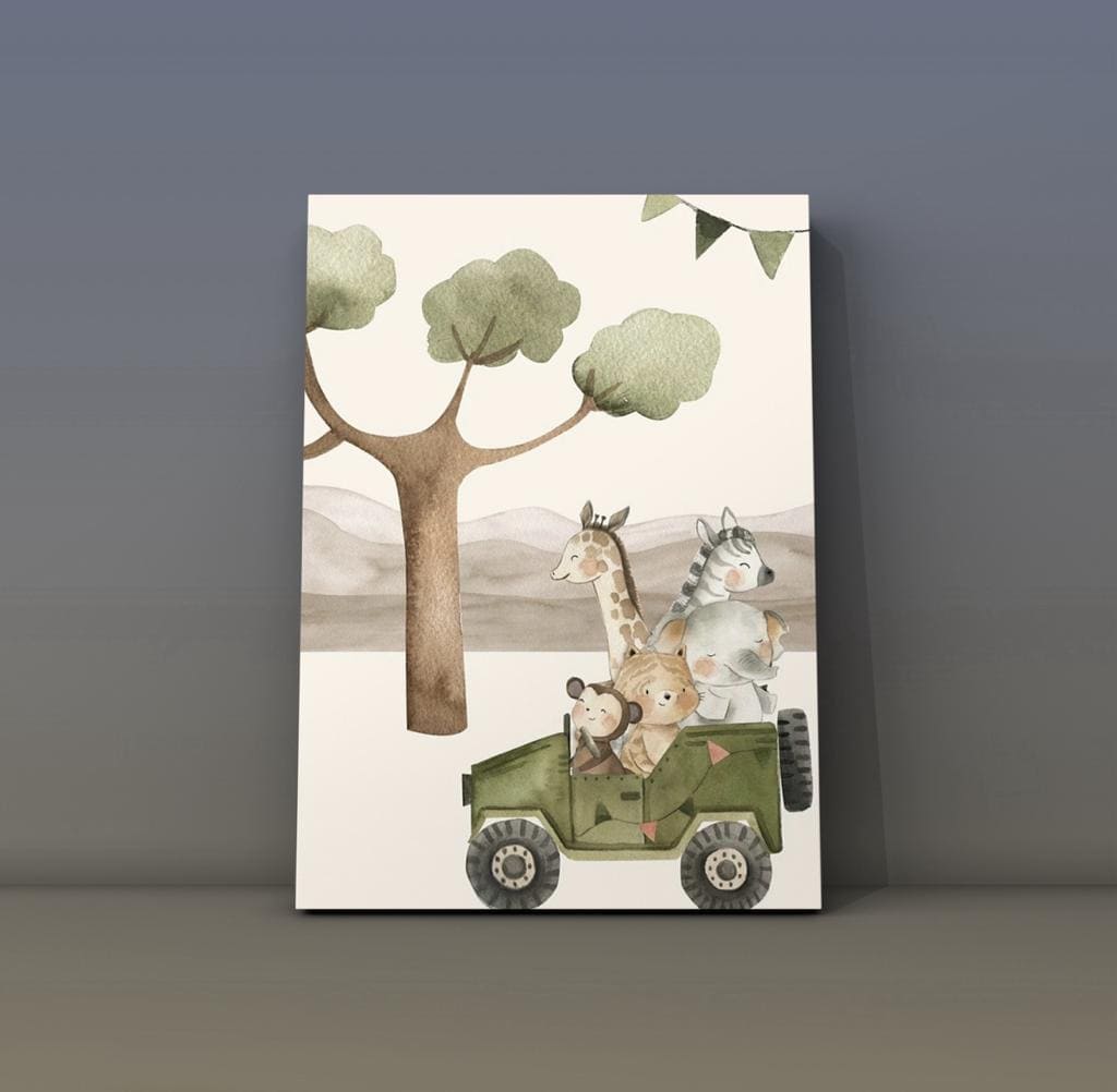 Cuadro Infantil: SAFARI 2