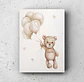 Cuadro Infantil: OSO y GLOBO - Miniatura 1