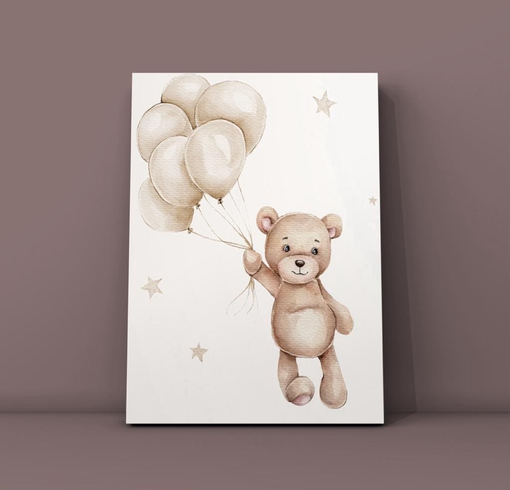 Cuadro Infantil: OSO y GLOBO 3