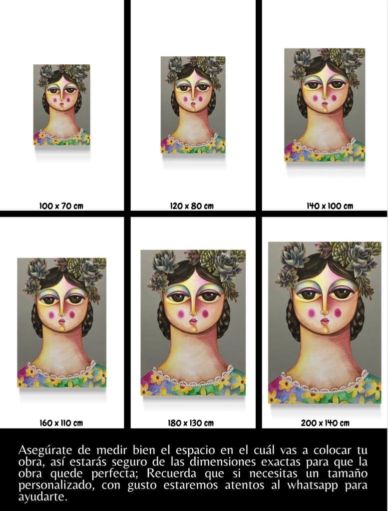 Cuadro Figura Humana: ILUSTRACIÓN MUJER 5