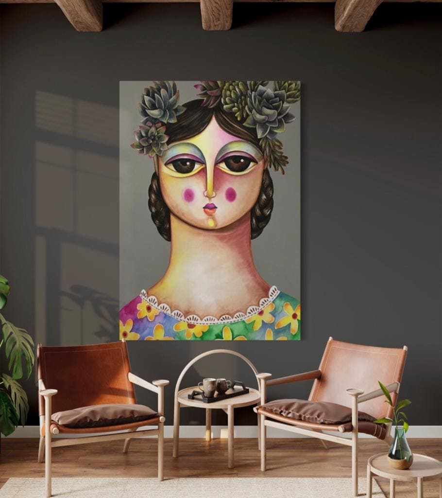 Cuadro Figura Humana: ILUSTRACIÓN MUJER 2
