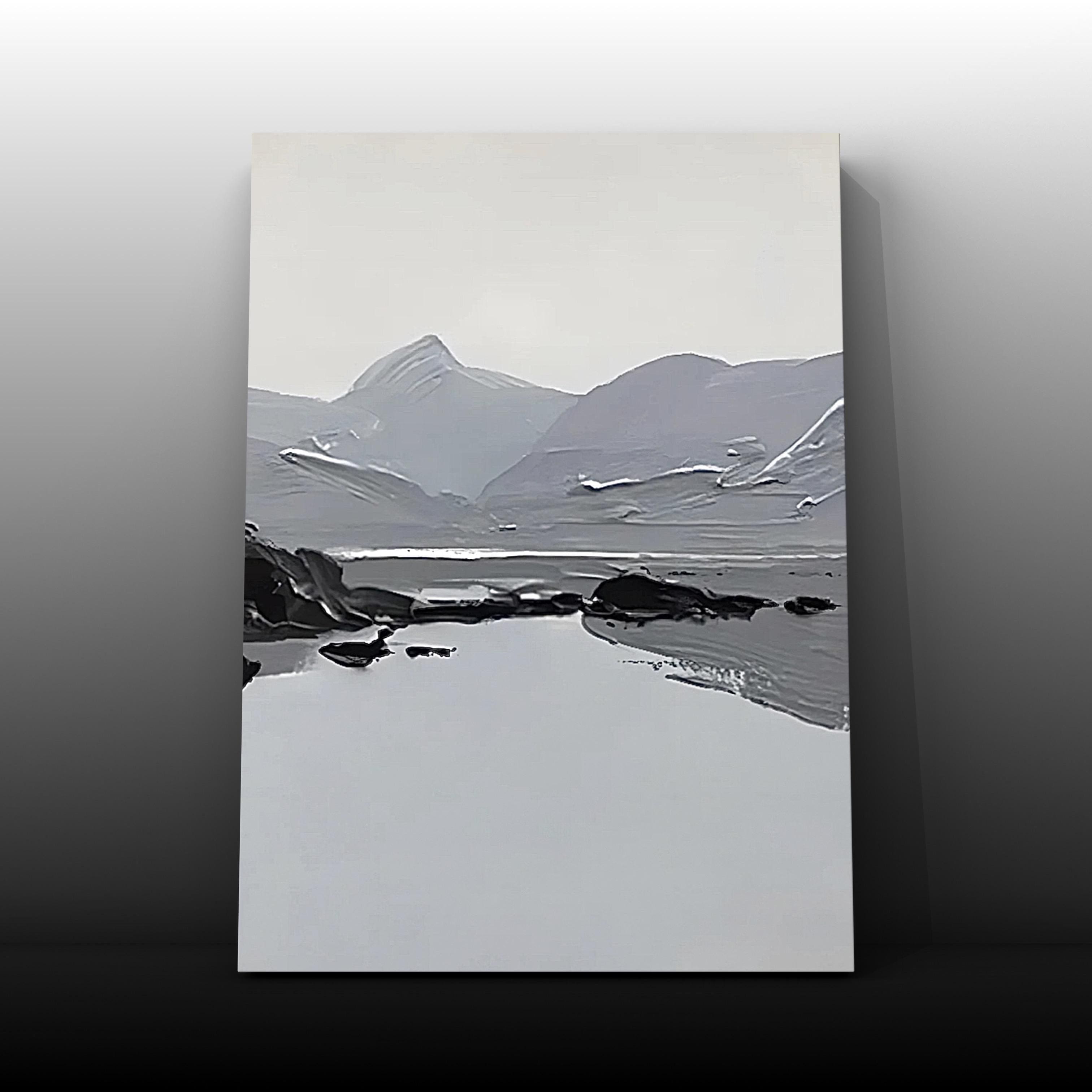 Cuadro Texturizado Minimalista: HORIZONTE OXIDADO 3