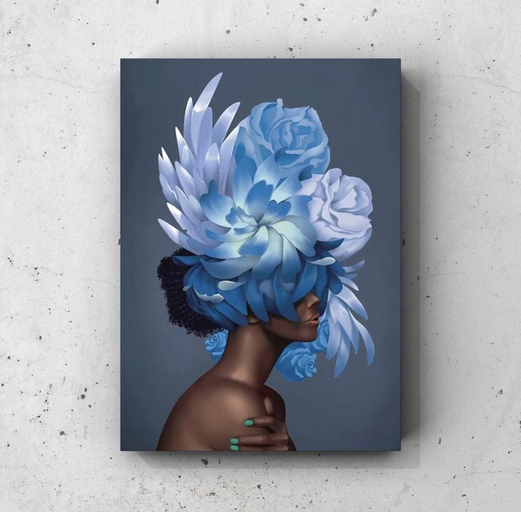 Cuadro Figura Humana: MUJER AZUL 1