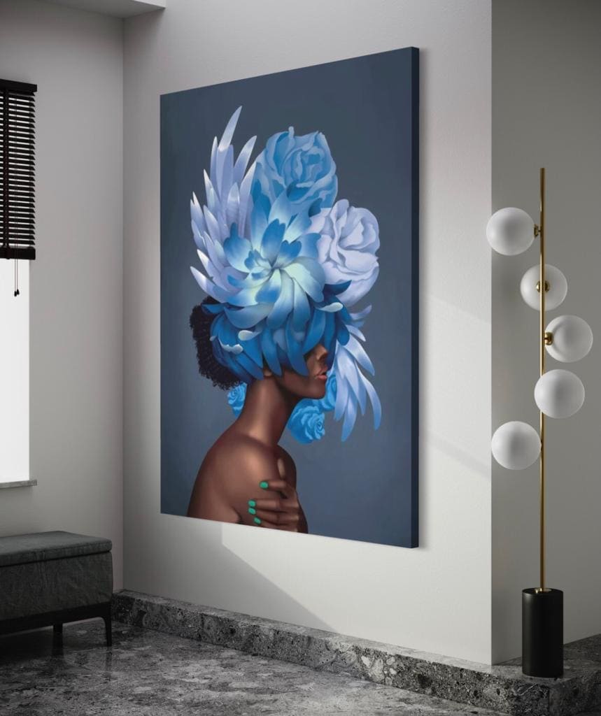 Cuadro Figura Humana: MUJER AZUL 4
