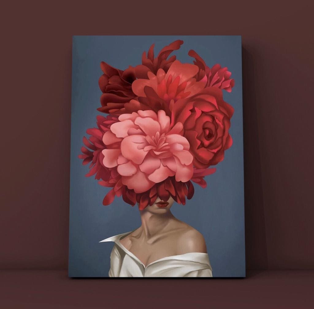 Cuadro Figura Humana: MUJER ROJA  3