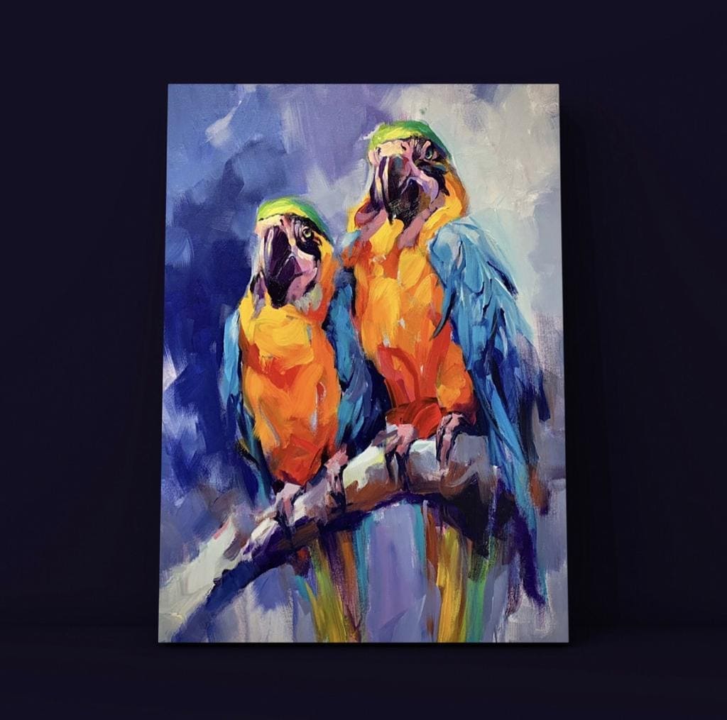 Cuadro Animales: GUACAMAYOS  2