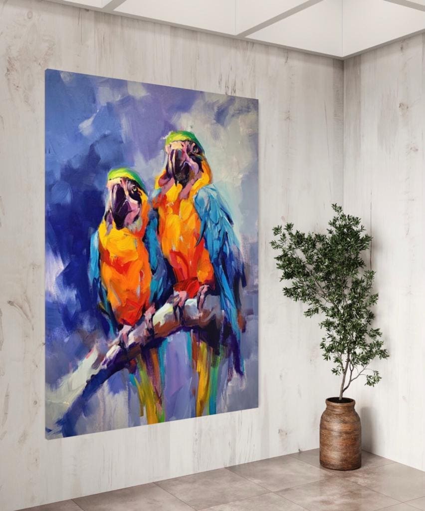 Cuadro Animales: GUACAMAYOS  3