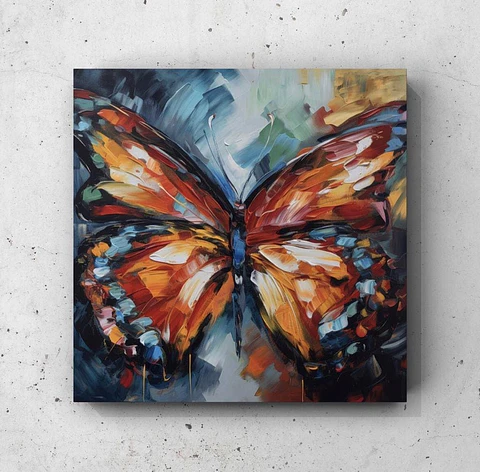 Cuadro Animales: MARIPOSA MONARCA 