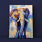 Cuadro Animales: ELEFANTE AZUL  - Miniatura 3