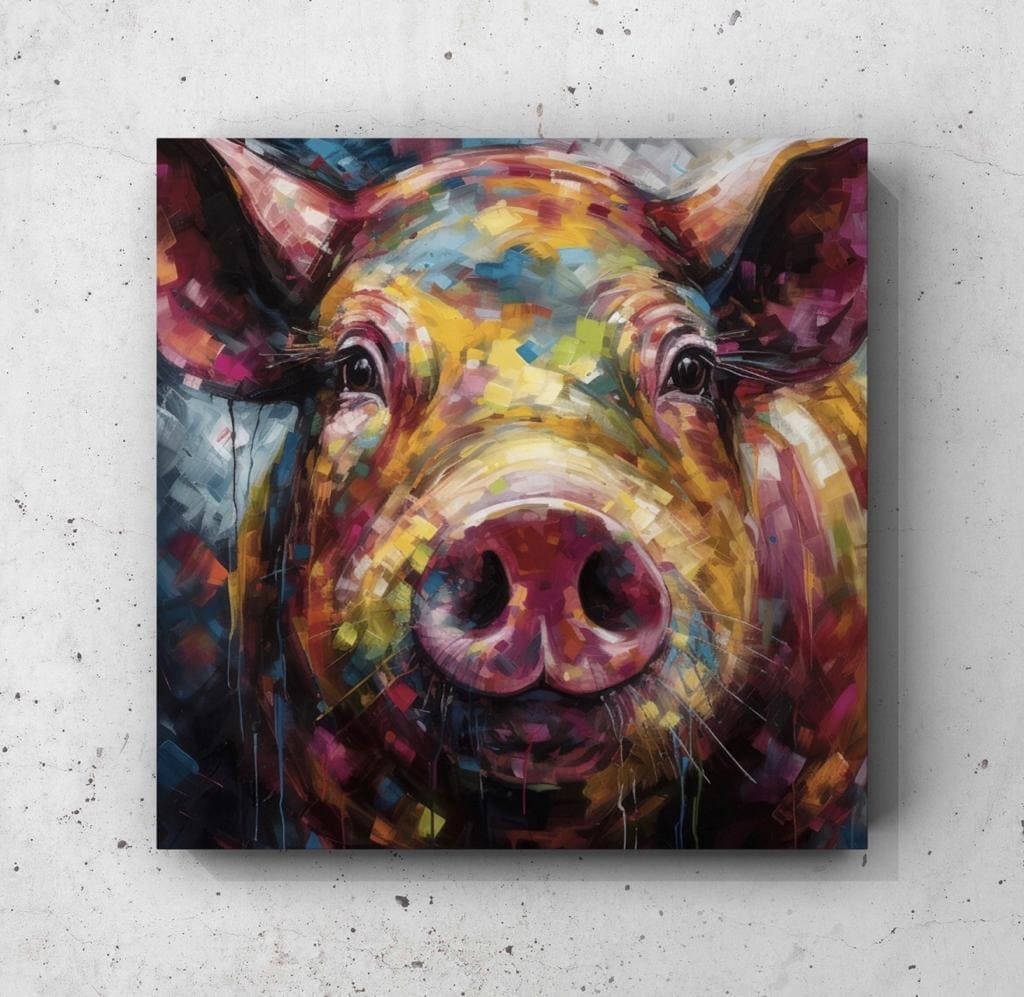 Cuadro Animales: CERDO 5