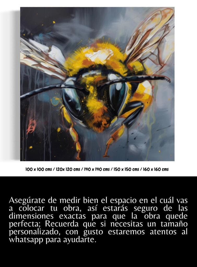 Cuadro Animales: ABEJA VOLADORA 4