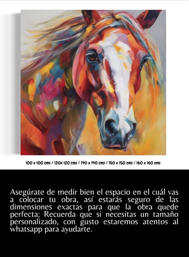 Cuadro Animales: MIRADA DE CABALLO  5