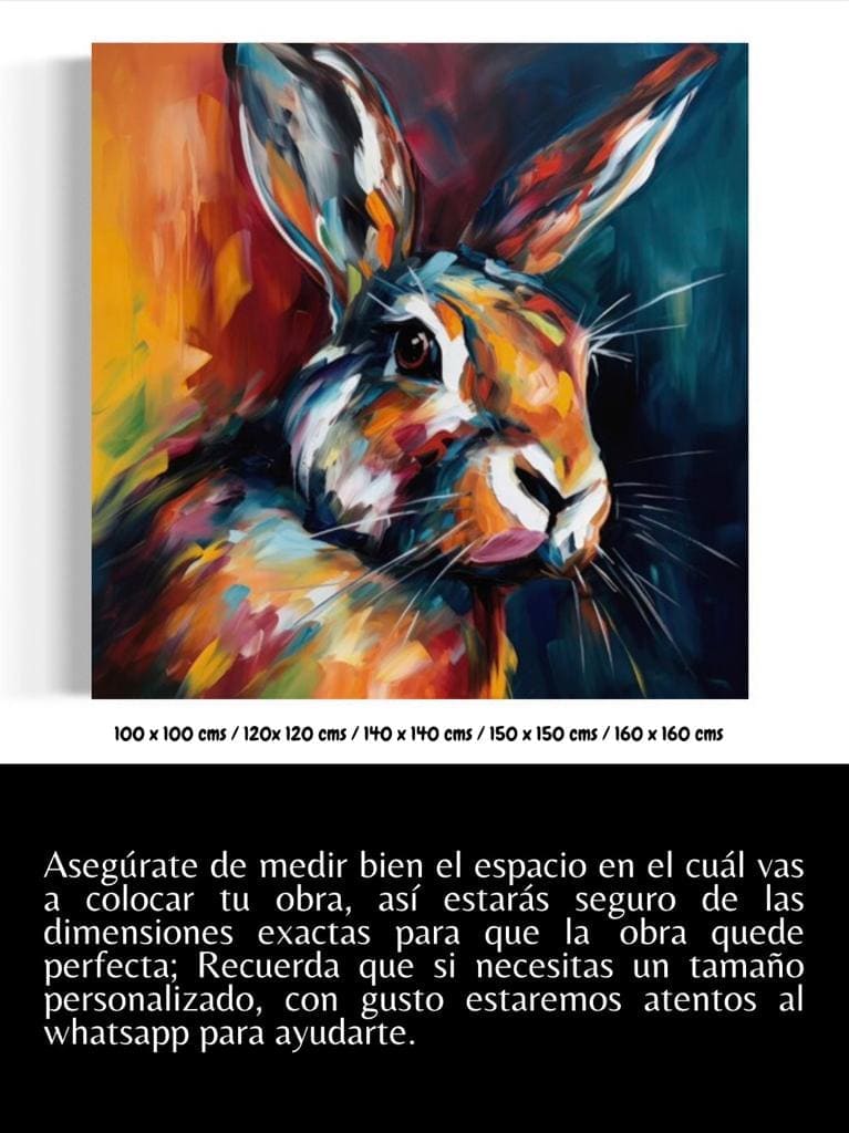Cuadro Animales: CONEJO 5