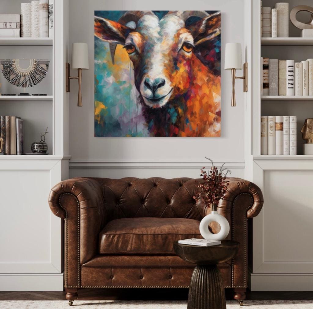 Cuadro de Animales: CHIVO 2