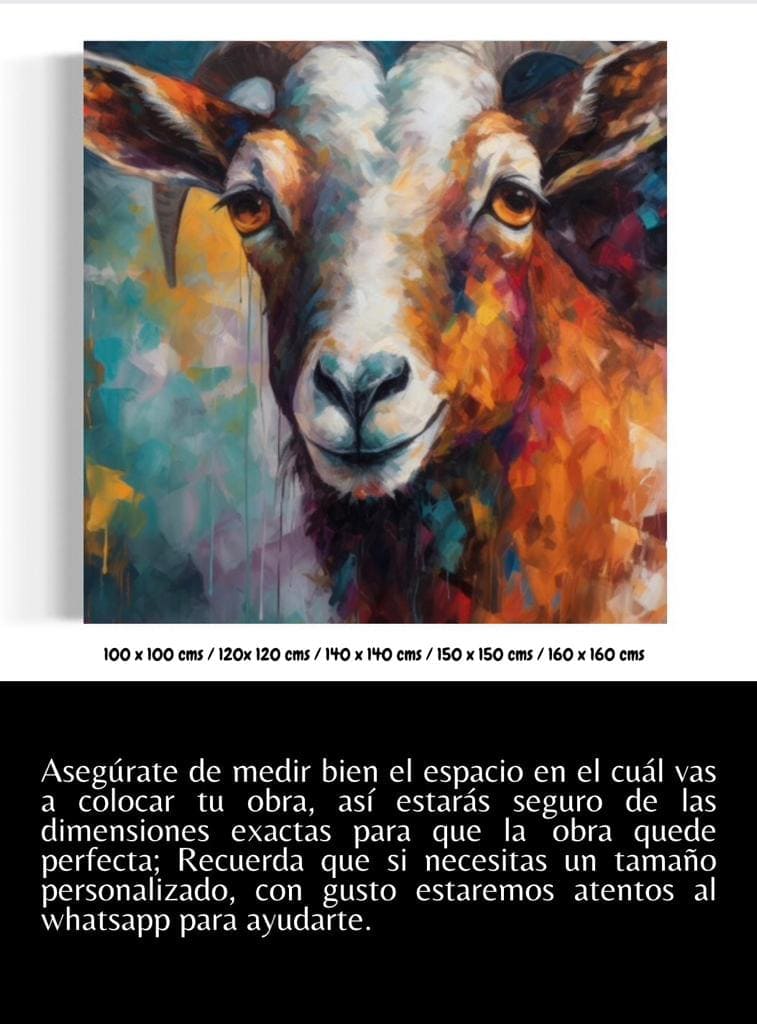 Cuadro de Animales: CHIVO 5